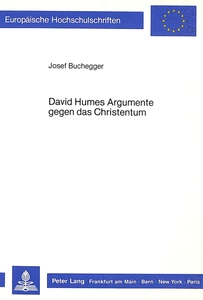 Titel: David Humes Argumente gegen das Christentum