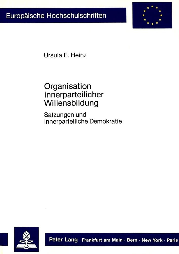 Title: Organisation innerparteilicher Willensbildung