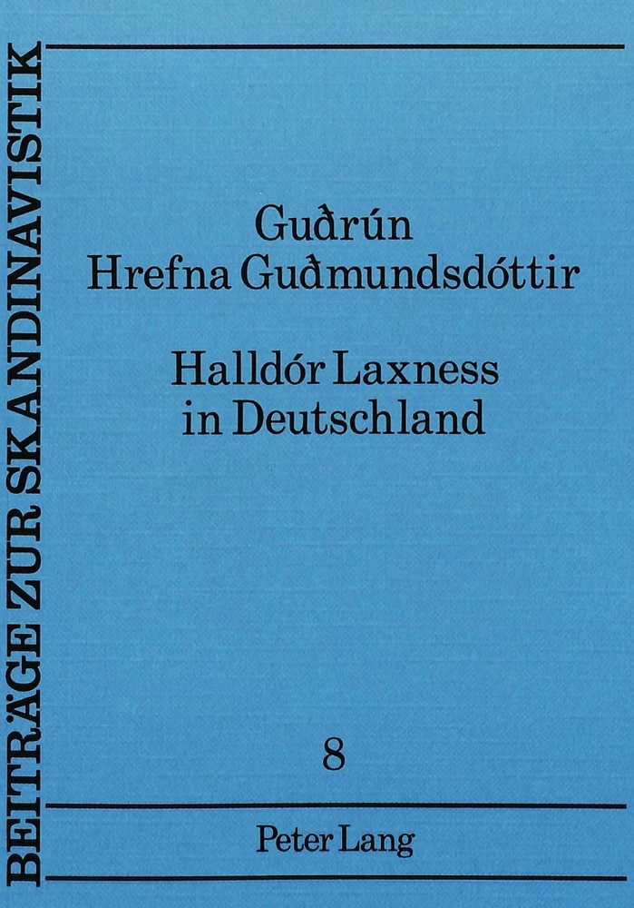 Title: Halldór Laxness in Deutschland