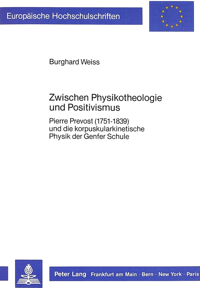 Titel: Zwischen Physikotheologie und Positivismus