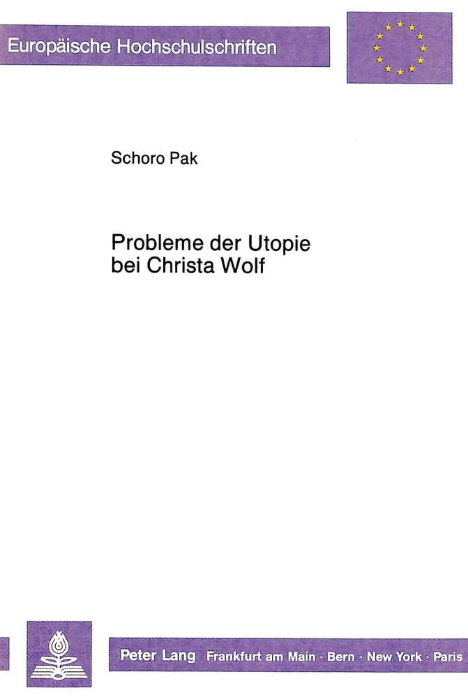 Titel: Probleme der Utopie bei Christa Wolf