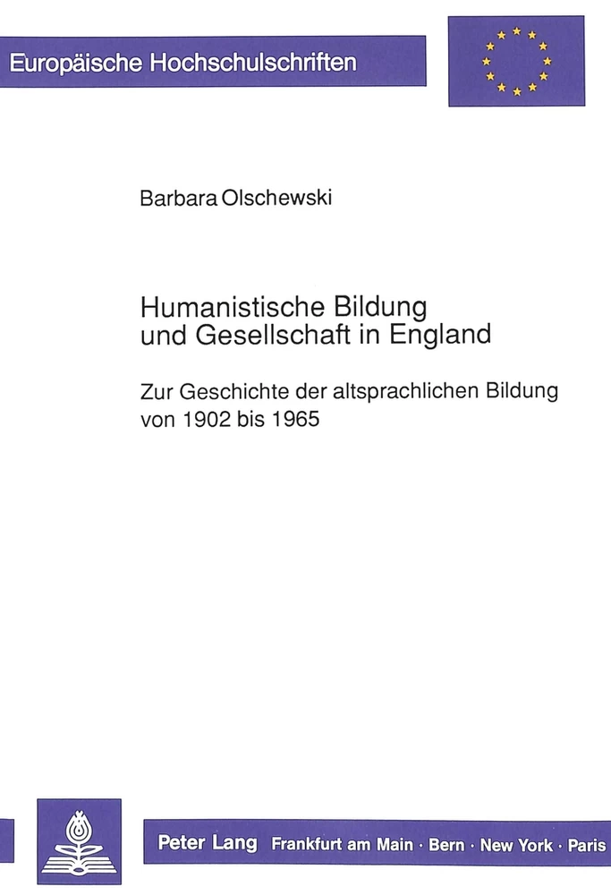 Titel: Humanistische Bildung und Gesellschaft in England