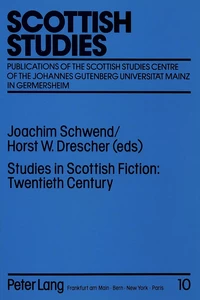 Title: Studies in Scottish Fiction: Twentieth Century