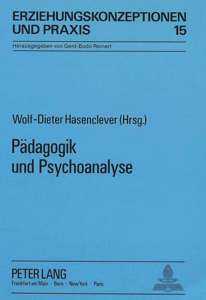 Titel: Pädagogik und Psychoanalyse