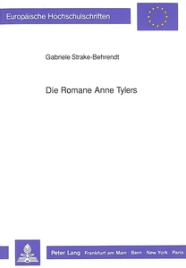 Title: Die Romane Anne Tylers