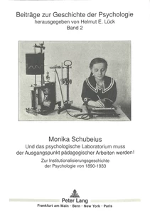 Title: Und das psychologische Laboratorium muss der Ausgangspunkt pädagogischer Arbeiten werden!