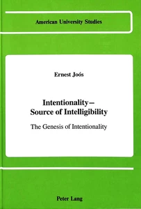 Title: Intentionality - Source of Intelligibility