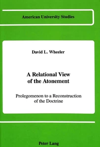 Title: A Relational View of the Atonement