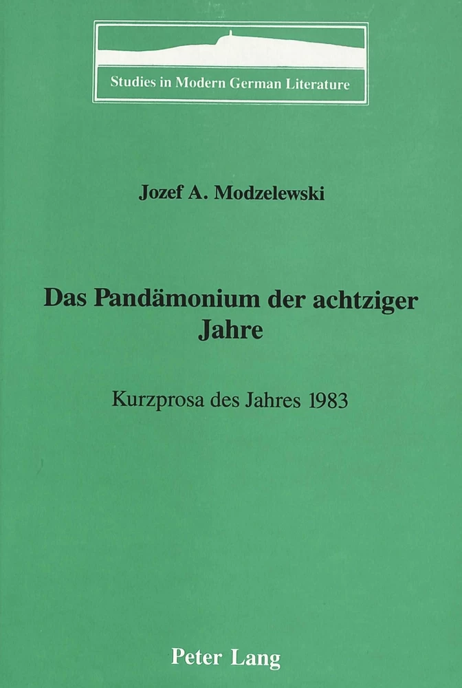 Title: Das Pandämonium der achtziger Jahre