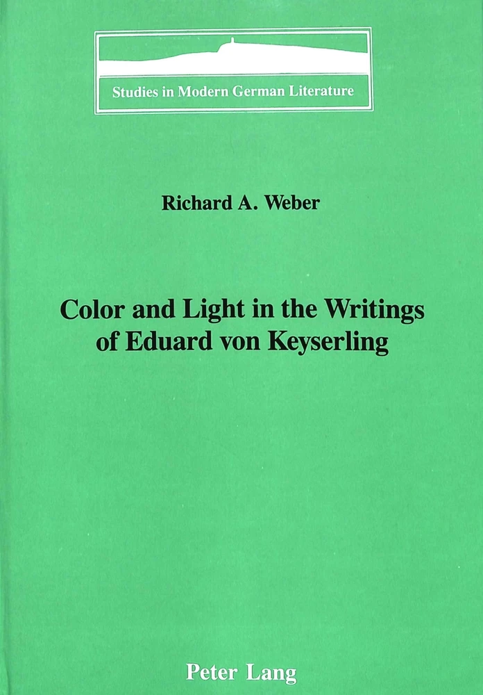 Title: Color and Light in the Writings of Eduard von Keyserling