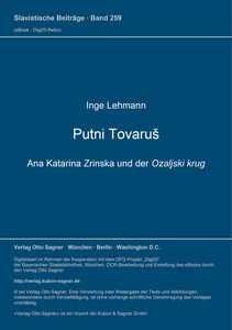 Title: Putni tovaruš. Ana Katarina Zrinska und der Ozaljski krug