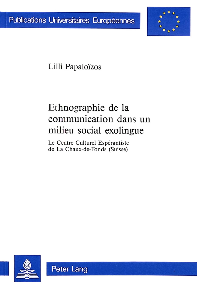 Title: Ethnographie de la communication dans un milieu social exolingue