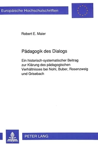Title: Pädagogik des Dialogs