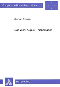 Title: Das Werk August Thienemanns