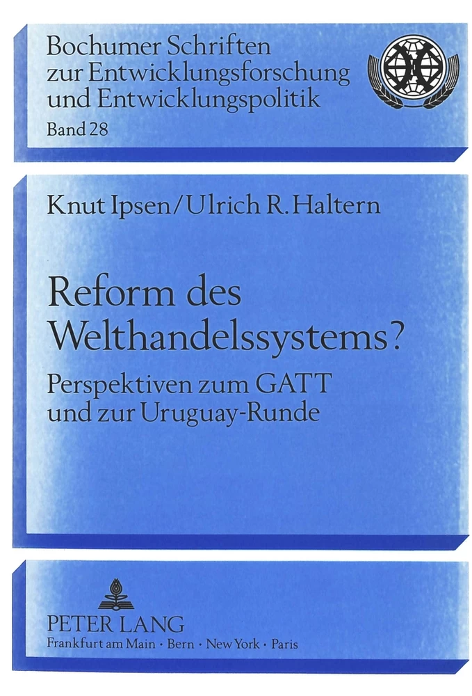 Title: Reform des Welthandelssystems?