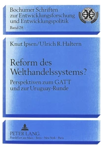 Titel: Reform des Welthandelssystems?