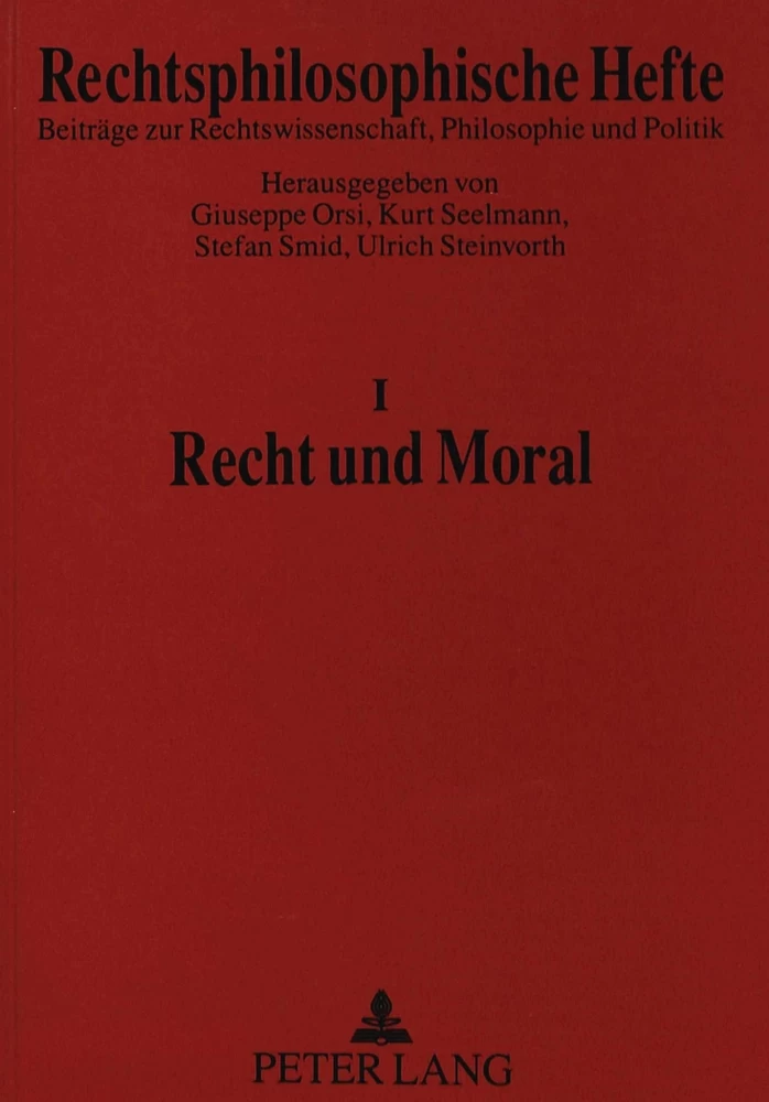 Titel: Recht und Moral