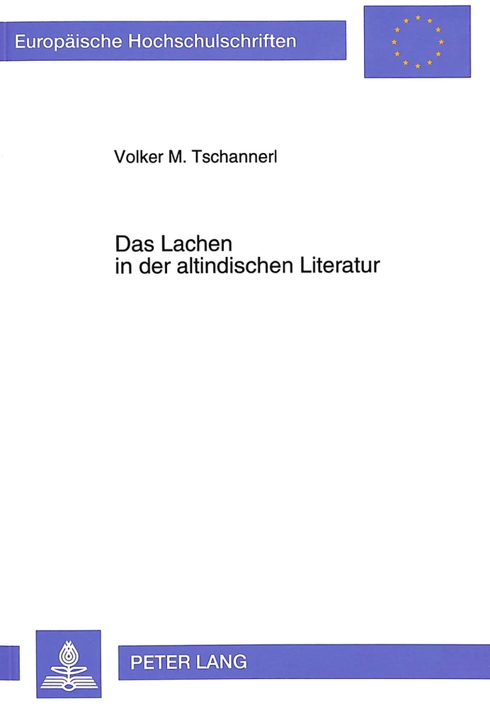Title: Das Lachen in der altindischen Literatur