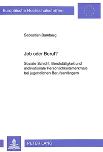 Title: Job oder Beruf?