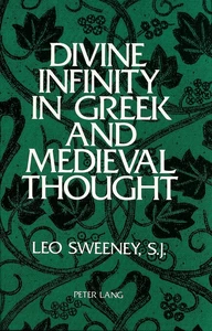 Title: Divine Infinity in Greek and Medieval Thought