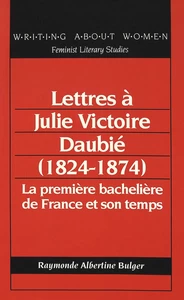 Titre: Lettres à Julie Victoire Daubié (1824-1874)