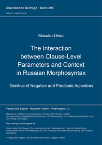 Title: The Interaction between Clause-Level Parameters and Context in Russian Morphosyntax