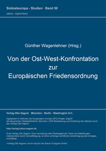 Title: Von der Ost-West-Konfrontation zur Europäischen Friedensordnung