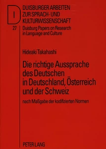 Title: Die richtige Aussprache des Deutschen in Deutschland, Österreich und der Schweiz