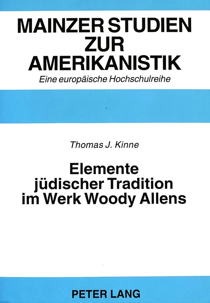 Title: Elemente jüdischer Tradition im Werk Woody Allens