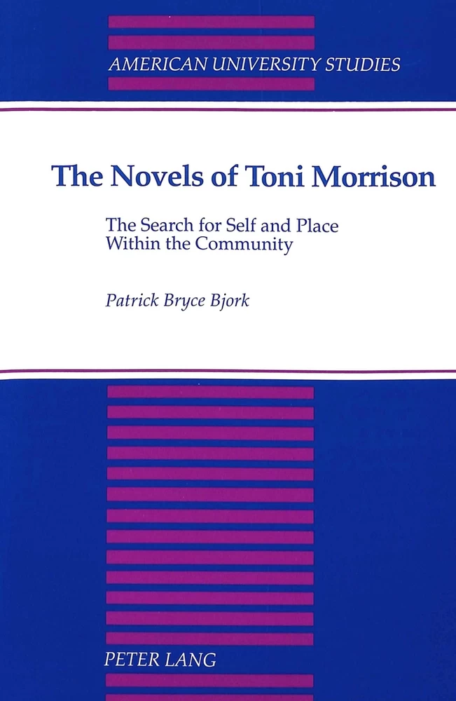 Title: The Novels of Toni Morrison