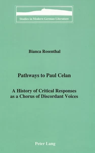 Title: Pathways to Paul Celan