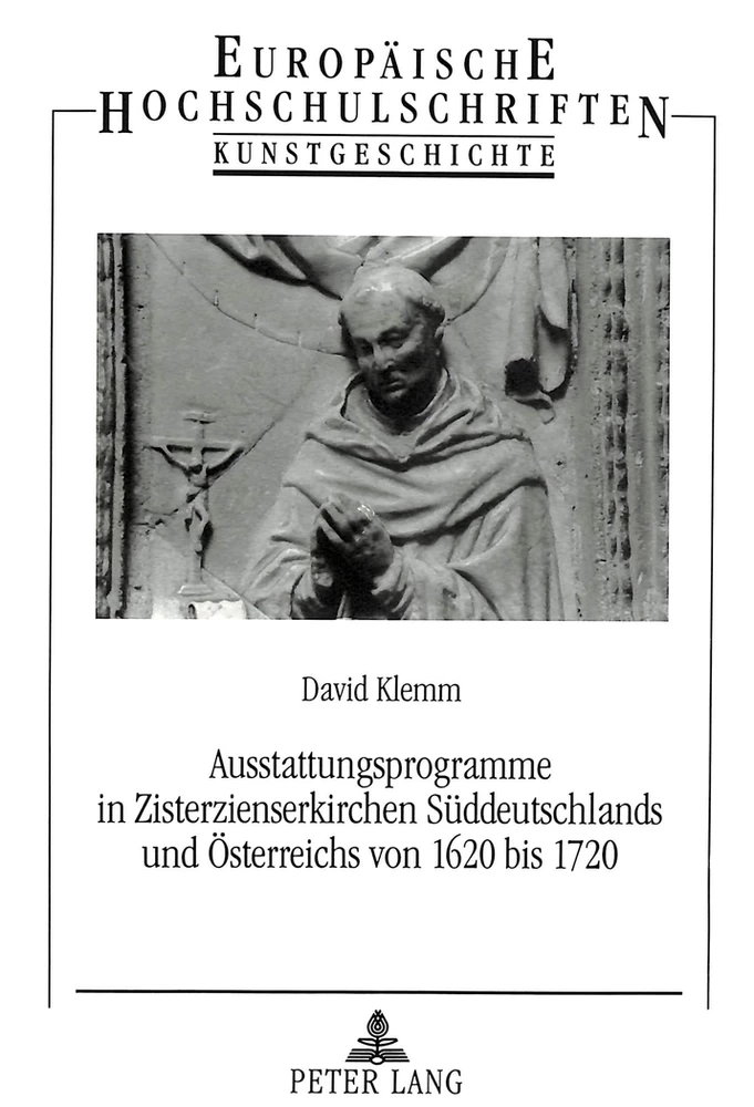 Titel: Ausstattungsprogramme in Zisterzienserkirchen Süddeutschlands und Österreichs von 1620 bis 1720