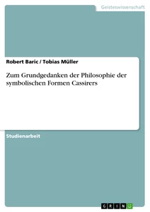Title: Zum Grundgedanken der Philosophie der symbolischen Formen Cassirers