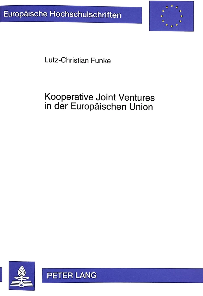 Title: Kooperative Joint Ventures in der Europäischen Union