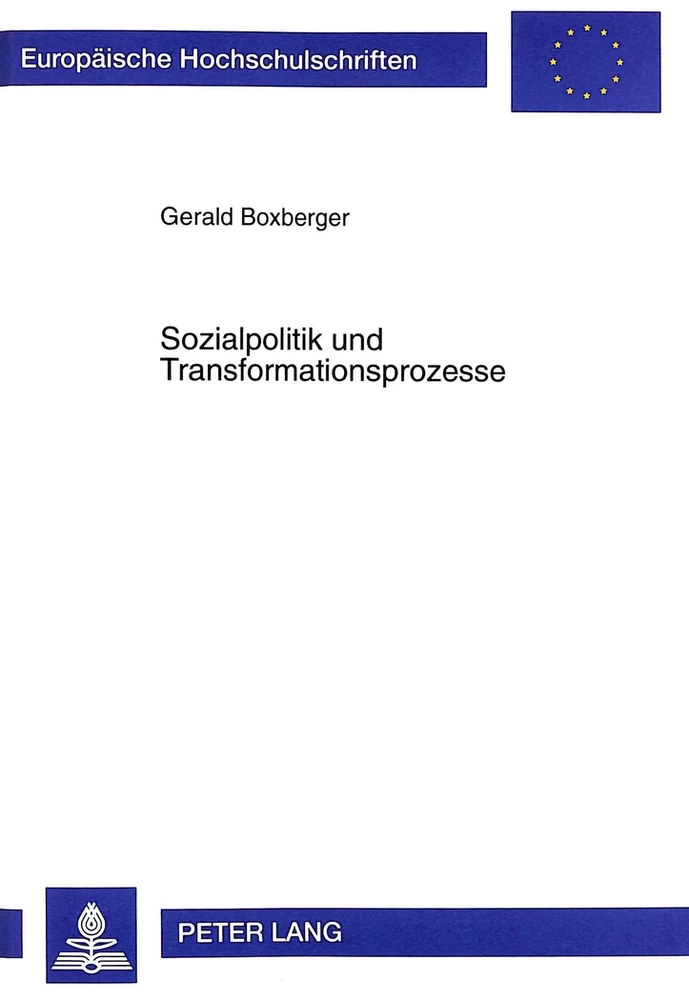Titel: Sozialpolitik und Transformationsprozesse