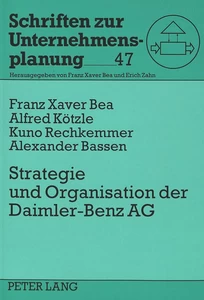 Title: Strategie und Organisation der Daimler-Benz AG
