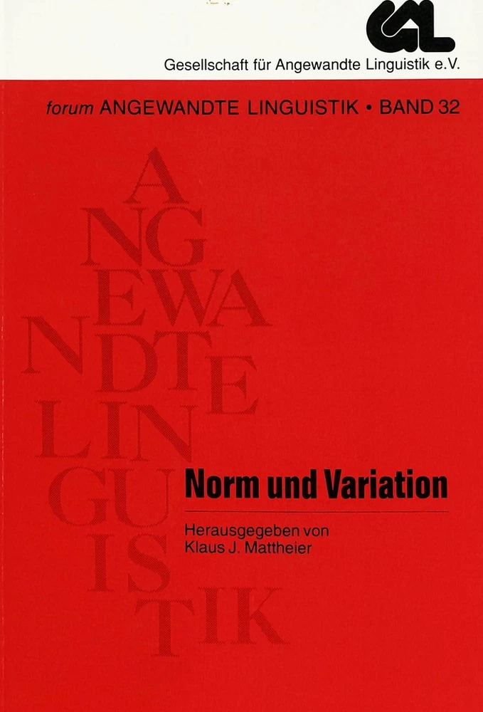 Titel: Norm und Variation