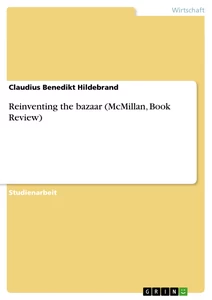 Title: Reinventing the bazaar (McMillan, Book Review)