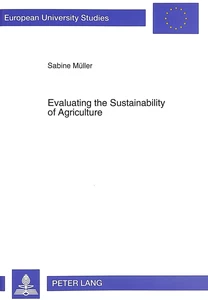 Title: Evaluating the Sustainability of Agriculture