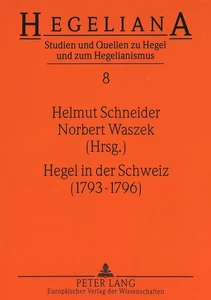 Title: Hegel in der Schweiz (1793-1796)