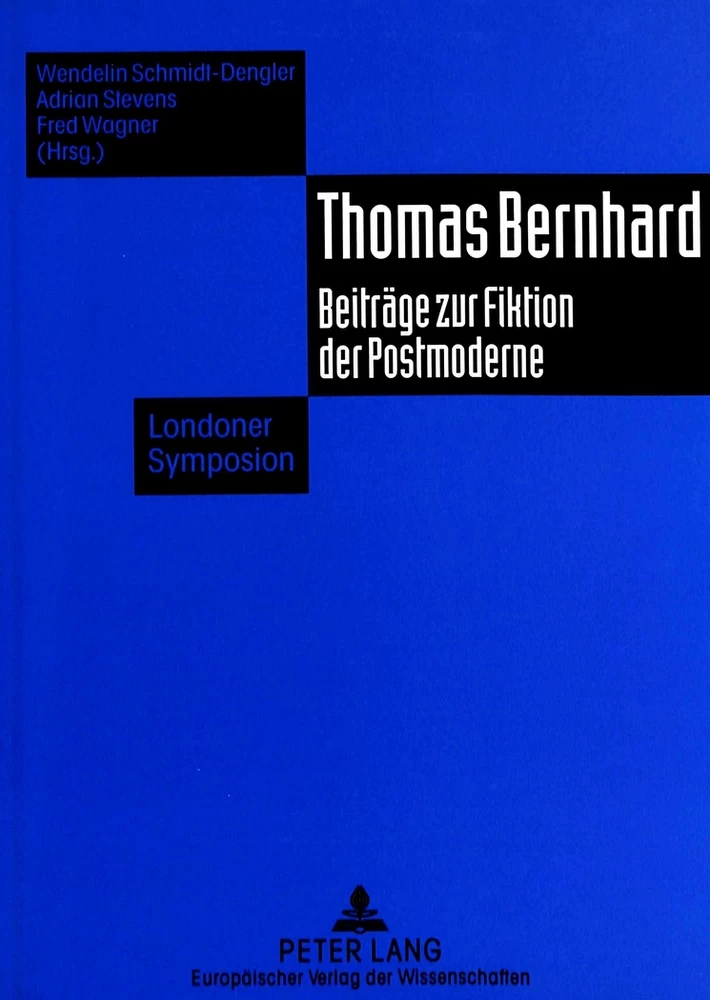 Titel: Thomas Bernhard