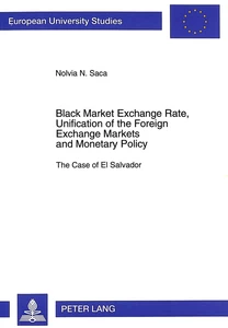 Title: Black Market Exchange Rate, Unification of the Foreign- Exchange Markets and Monetary Policy
