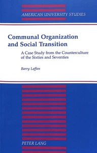Title: Communal Organization and Social Transition