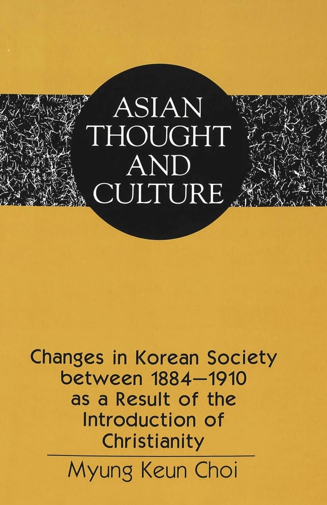 Title: Changes in Korean Society between 1884-1910 as a Result of the Introduction of Christianity