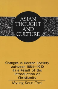 Title: Changes in Korean Society between 1884-1910 as a Result of the Introduction of Christianity