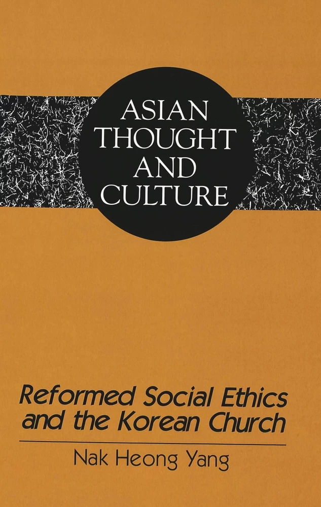 Title: Reformed Social Ethics and the Korean Church
