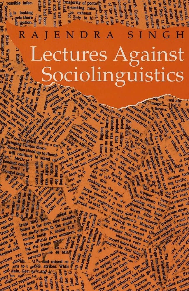 Title: Lectures Against Sociolinguistics