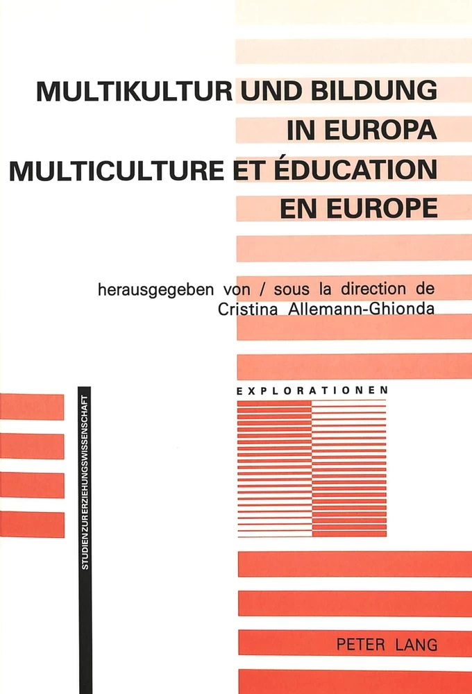 Titel: Multikultur und Bildung in Europa- Multiculture et éducation en Europe