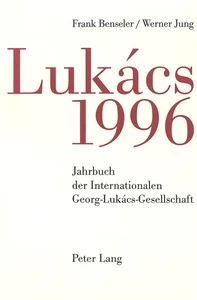 Title: Jahrbuch der Internationalen Georg-Lukács-Gesellschaft 1996