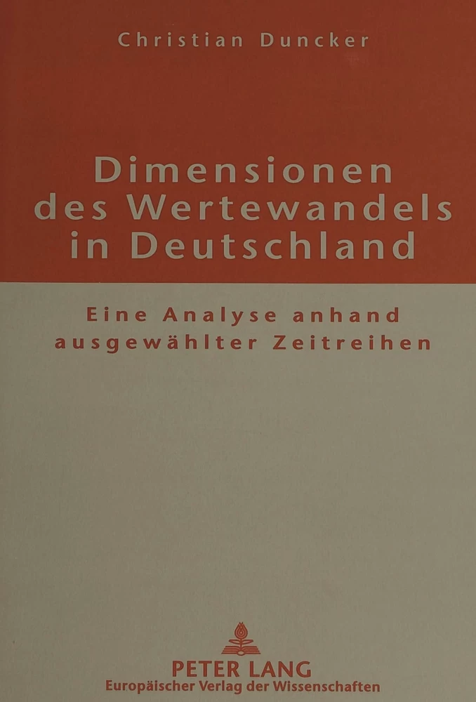 Title: Dimensionen des Wertewandels in Deutschland
